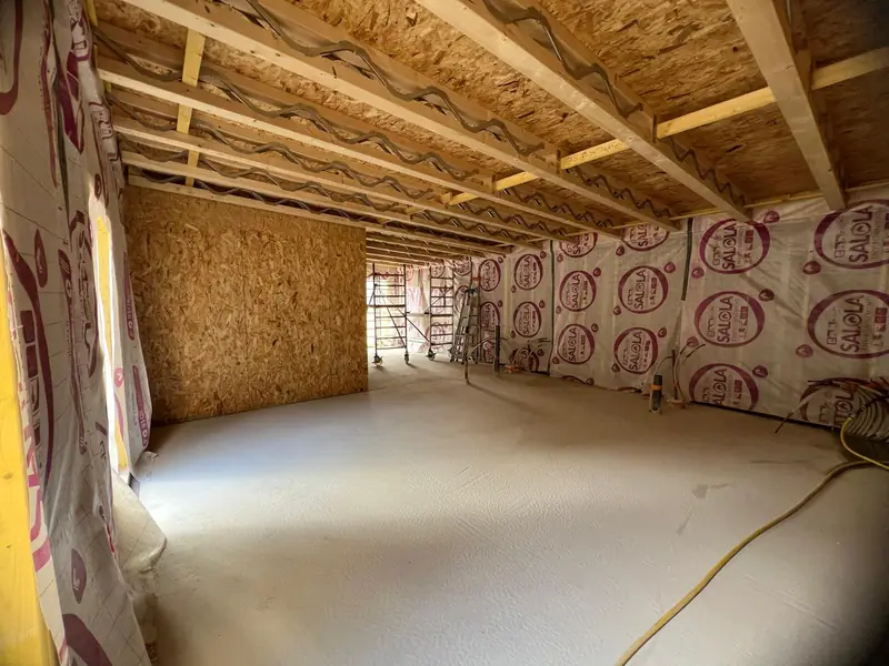 Ossature bois — chantier Kaya