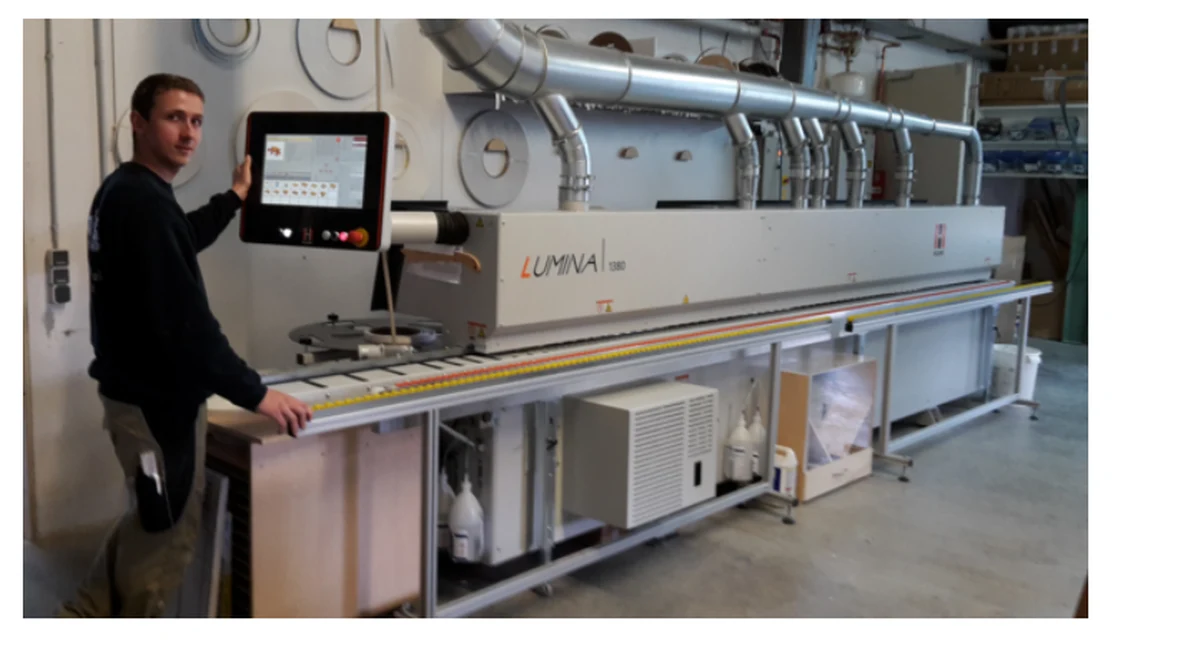 Plaqueuse de chant laser Lumina chez Dusogat Négoce